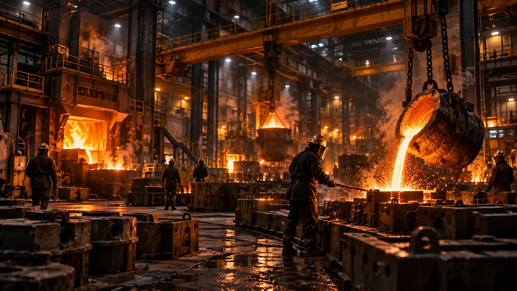 Custom CI casting production visual